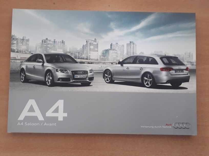 каталози АУДИ -Audi A1, A3, A4, S4, A7, A8, Audi