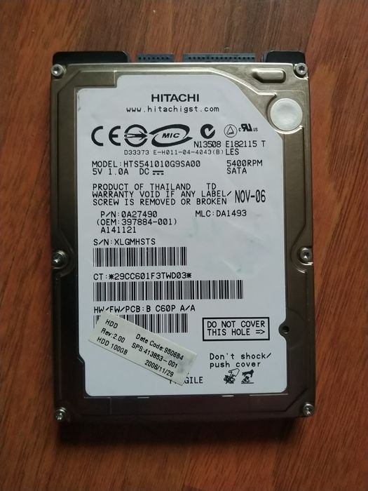 Vând HDD Hitachi pentru Laptop