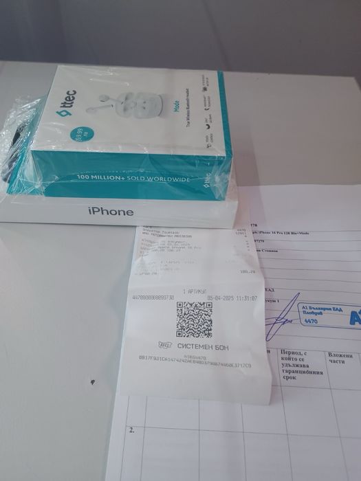 Iphone 16 pro с гаранция