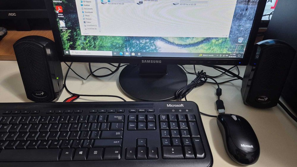 Vand desktop Lenovo S510 i5 complet cu monitor si periferice