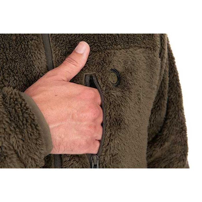 Яке от плюшен полар Fox HD Premium Full Zip Teddy Jacket – Khaki