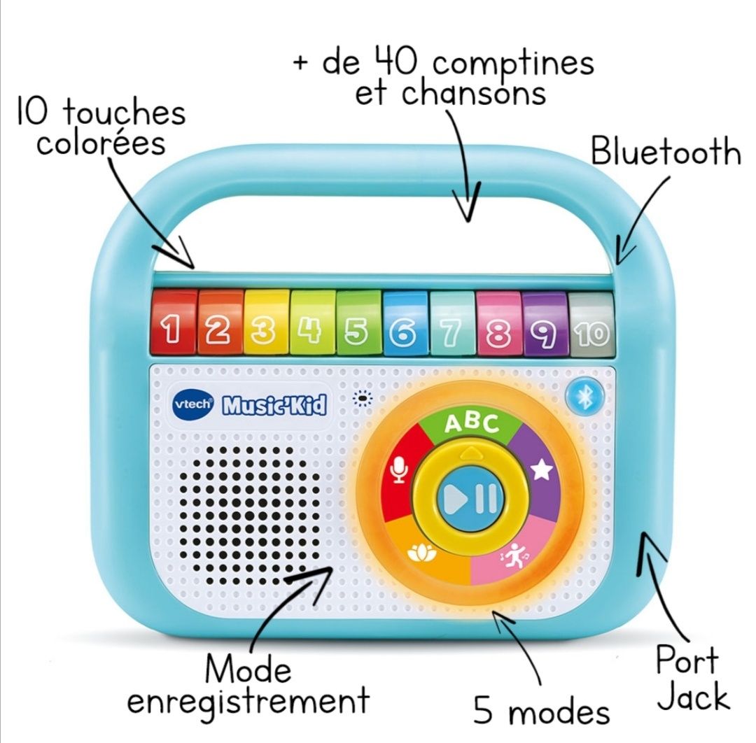 Vtech Music Kid, Difuzor pt copii