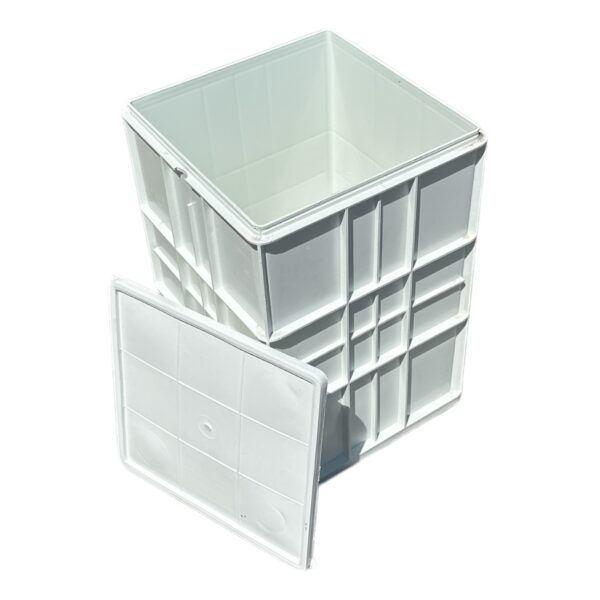 Pachet 6 x Cutie branza din plastic 20L cu capac