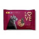 My Love - Пауч за котки различни вкусове - 4х85гр.