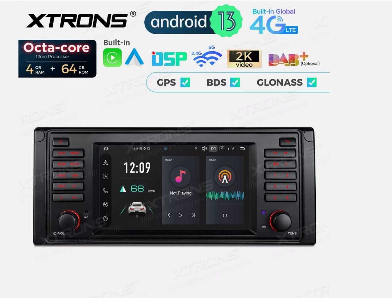 андроид мониторы XTRONS для BMW E38/E39/E46/E53/E60 и для модели F/G