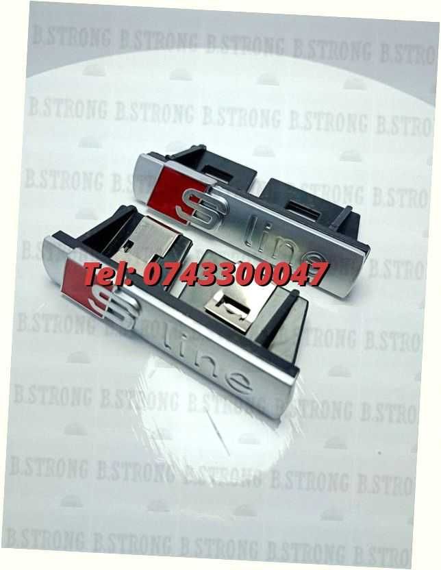 New Sigla Pentru Audi Sline Metalica Prindere Grilaj Frontal