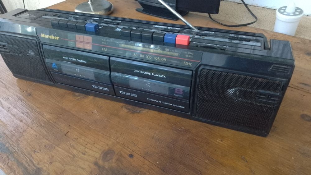 Karcher Radio casetofon dublu - Colecție Vintage