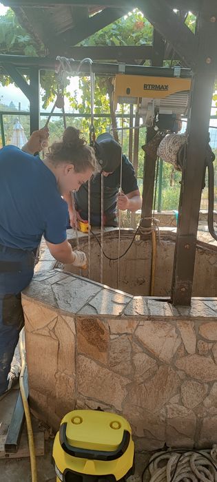 Почистване на кладенци, бунари, герани. За София и околностите