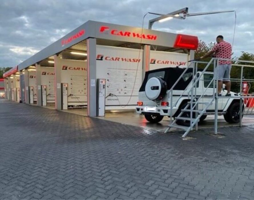 Spalatorie auto self service cu fise, bancnote, automatizari