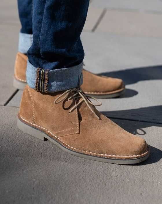 Ghete chukka 45 42 43 44 premium Carrera NOI piele naturala moale