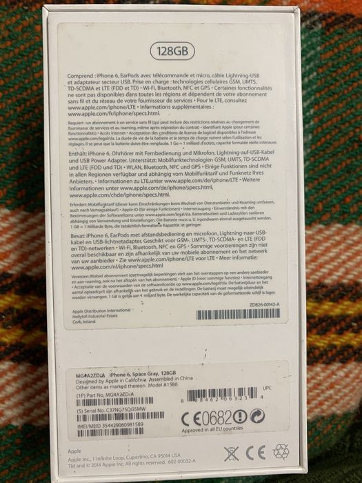 Айфон 6.0, 128 GB