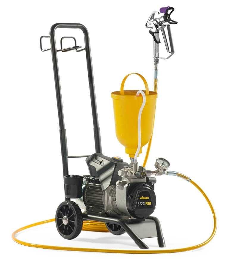 RESIGILAT - Pompa airless Wagner SuperFinish 23 PRO Cart HEA 2.6 l/min