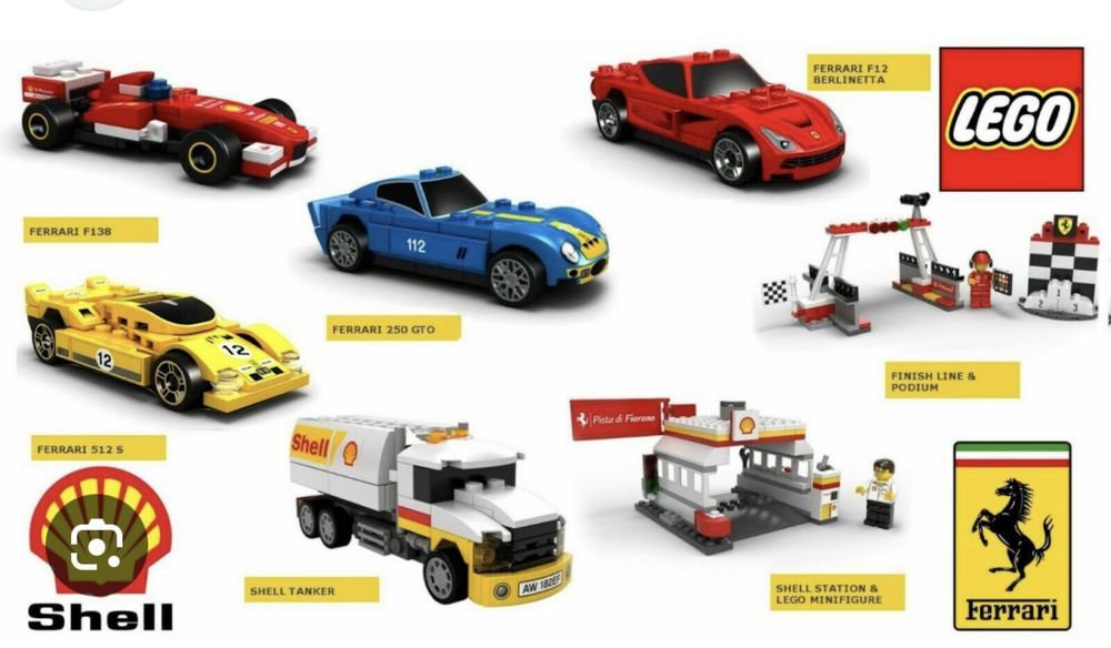 Lego Shell Ferrari пълна колекция
