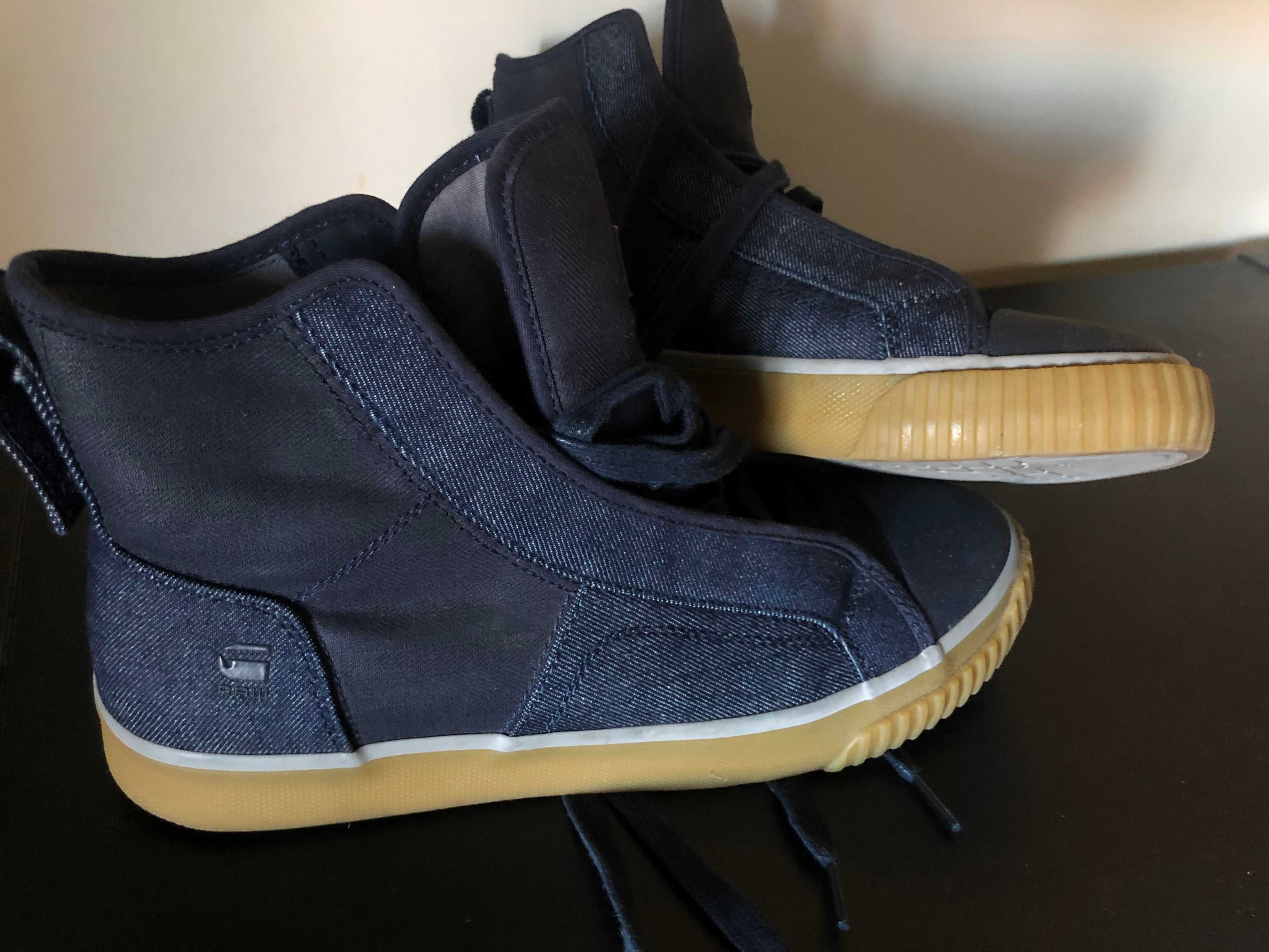 Кецове G star Raw Scuba Denim Mid Sneakers