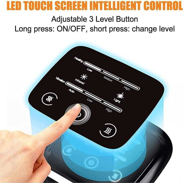 Aparat vibromasaj genunchi, incalzire infrarosu, Redus de la 400RON