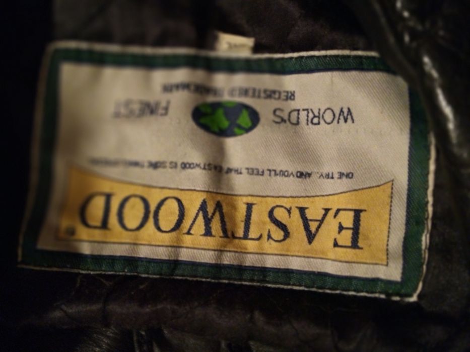 Мъжко кожено яке XXL,черно