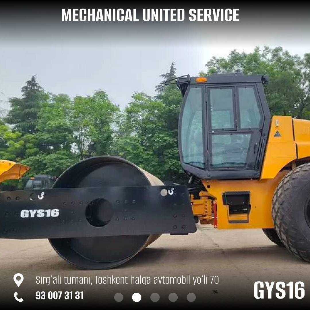 Тупроқ зичлаш машинаси (Каток) "Sinomach GYS16"
