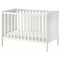Бебешко креватче, 60x120 см, бяло, IKEA + матрак