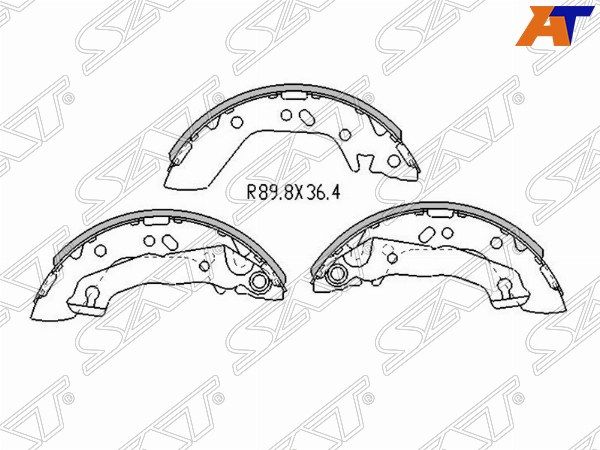 Колодки тормозные зад  Hyundai Accent