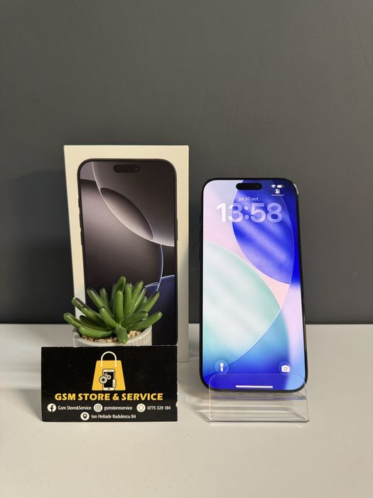 Iphone 16 Pro Max Black Titanium 256Gb Garantie Gsm Store&Service