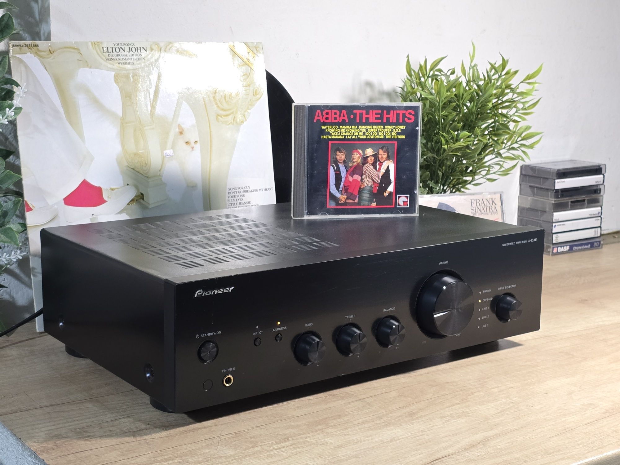 Amplificator stereo PIONEER A-10AE, 2x50w negru