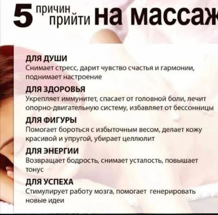 Массаж Массажист