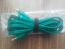 Cablu gros (4.0X8mm) semnal audio mufa jack 3,5mm cu 2RCA (lungime 3m)
