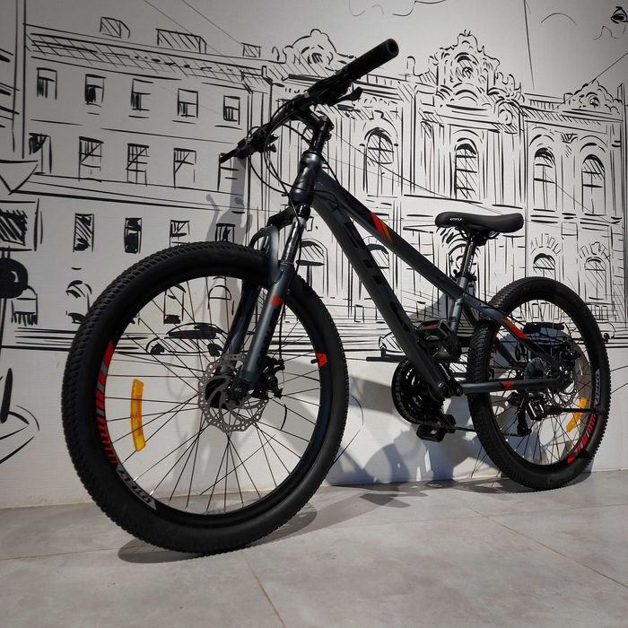 Горный Велосипед "DtFly" для подростков. 24" колеса. MTB. Скоростной.