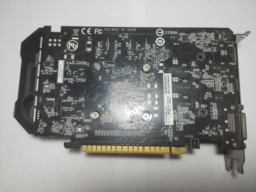 NVIDIA GTX 1050 Gigabyte