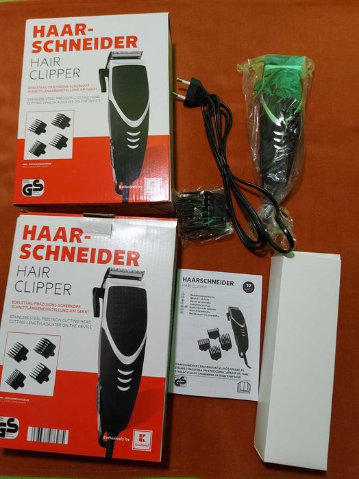 Aparat / Masina  electrica pentru tuns -220V, cu accesorii (NOU)