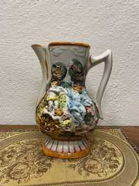 Италианска порцеланова ваза- кана кападимонте
