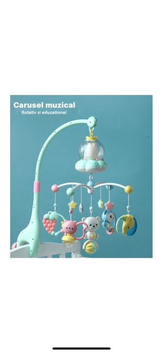 Carusel muzical bebelusi