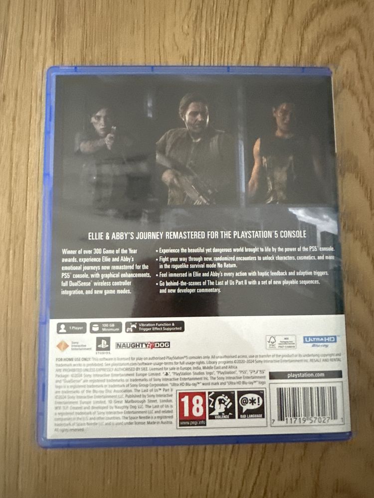 The last of us part 2 ,ps5