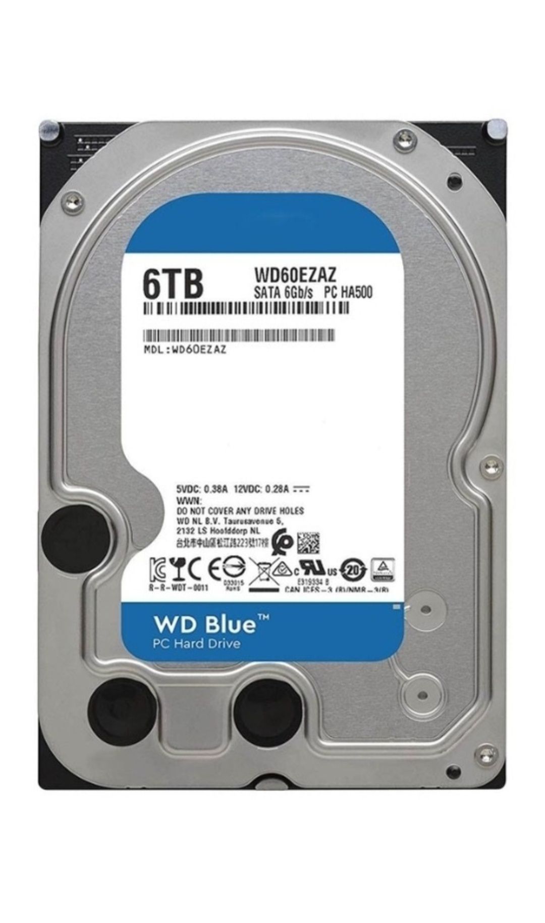Western Digital WD60EZAZ 6TB жесткие диски