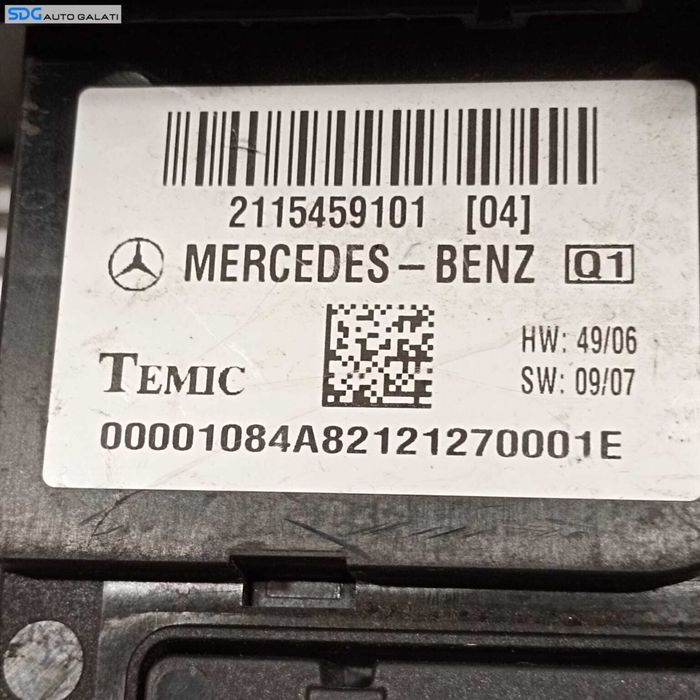 SAM Panou Tablou Panou Relee Sigurante Mercedes Clasa E Class W211 E200 E220 E300 E320 2002 - 2009 Cod 2115459101 [2621]