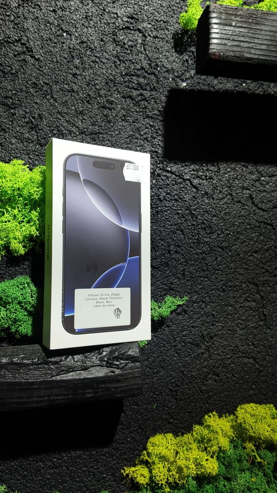 iPhone 16 Pro 256gb Black Neverlocked Nou Sigilat/Fact+Garantie