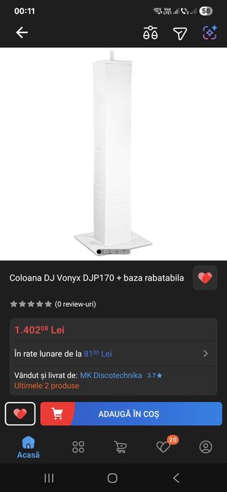 Stative boxe Vonyx/ lumini/ moving head DJ