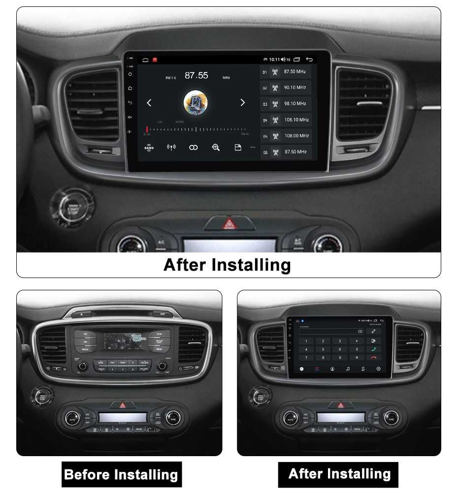 Navigatie Kia Sorento 3 2014 - 2017,  2GB 4GB 8GB Garantie Camera