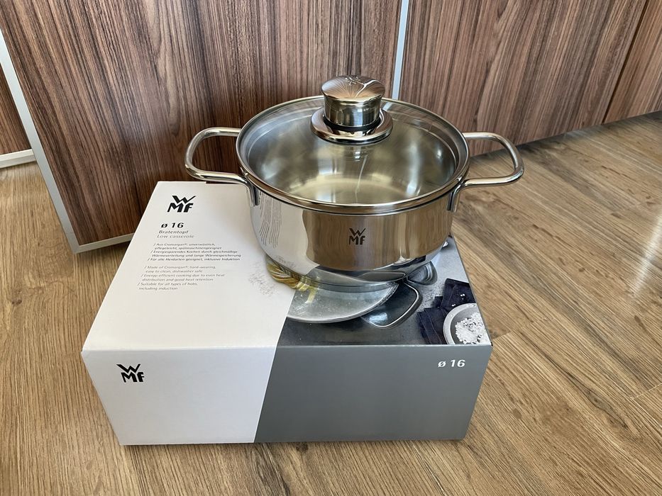 WMF Diadem Plus Тенджера  24см 6.5 литра с капак + 16см 1.5 литра