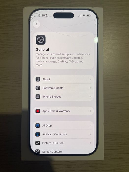 iPhone 17 Pro 256GB Silver (Display spart - functional)