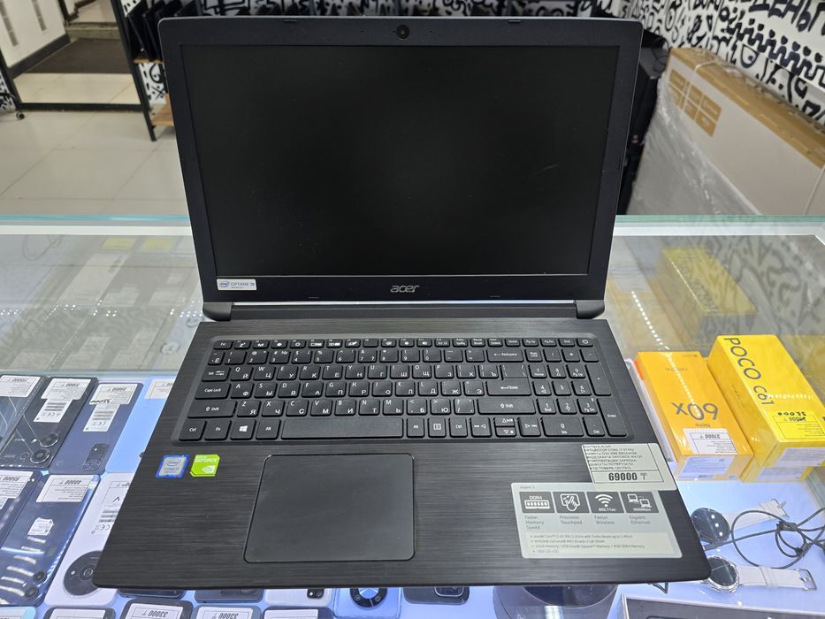 Ноутбук Acer core i3 8130u озу 4gb ssd240gb Mx130 рассрочка