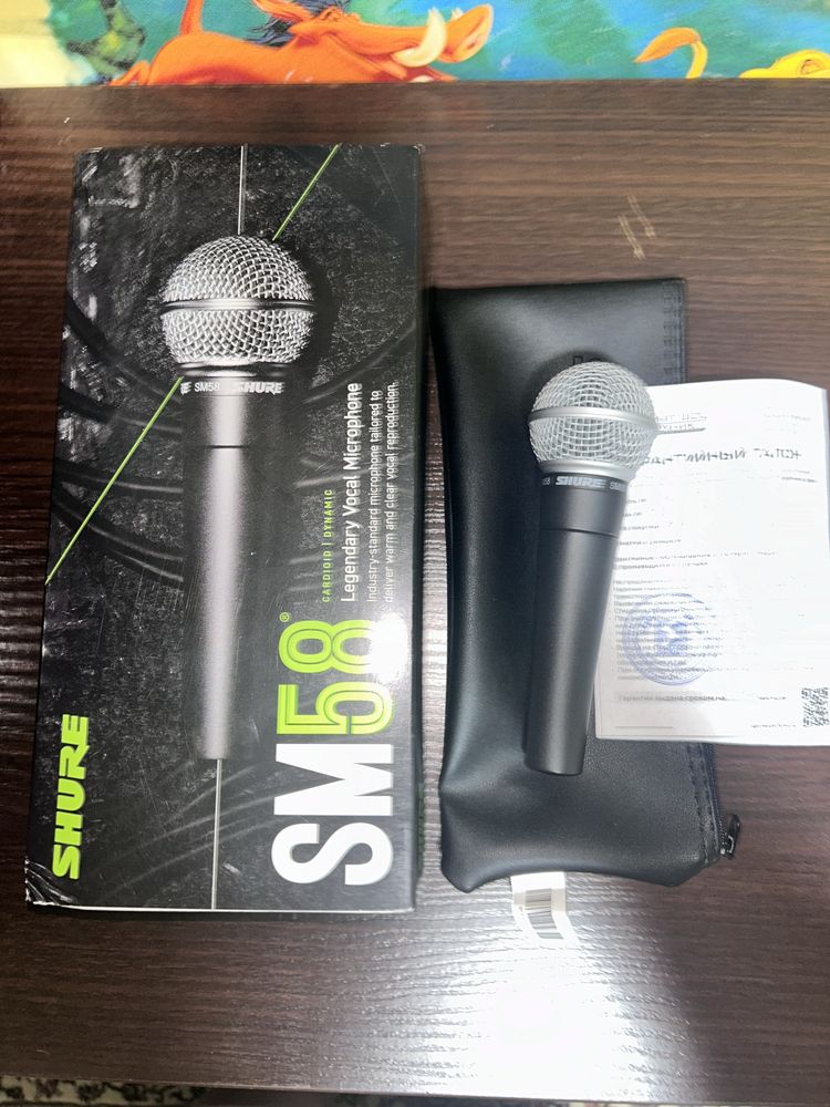 Микрофон Shure SM58-LCE черный