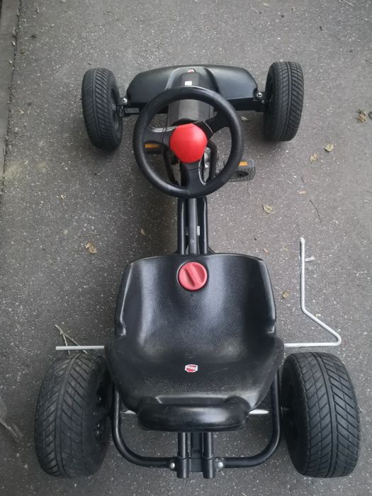 Cart/Kart cu pedale PUKY F1 pt. copii 6 la 12 ani negru