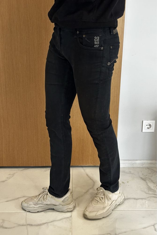 Черни дънки G-Star Raw slim fit