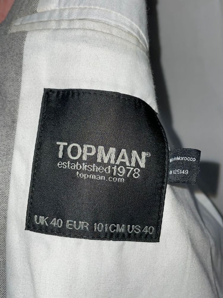 Мужской пиджак topman и рубашка mexx