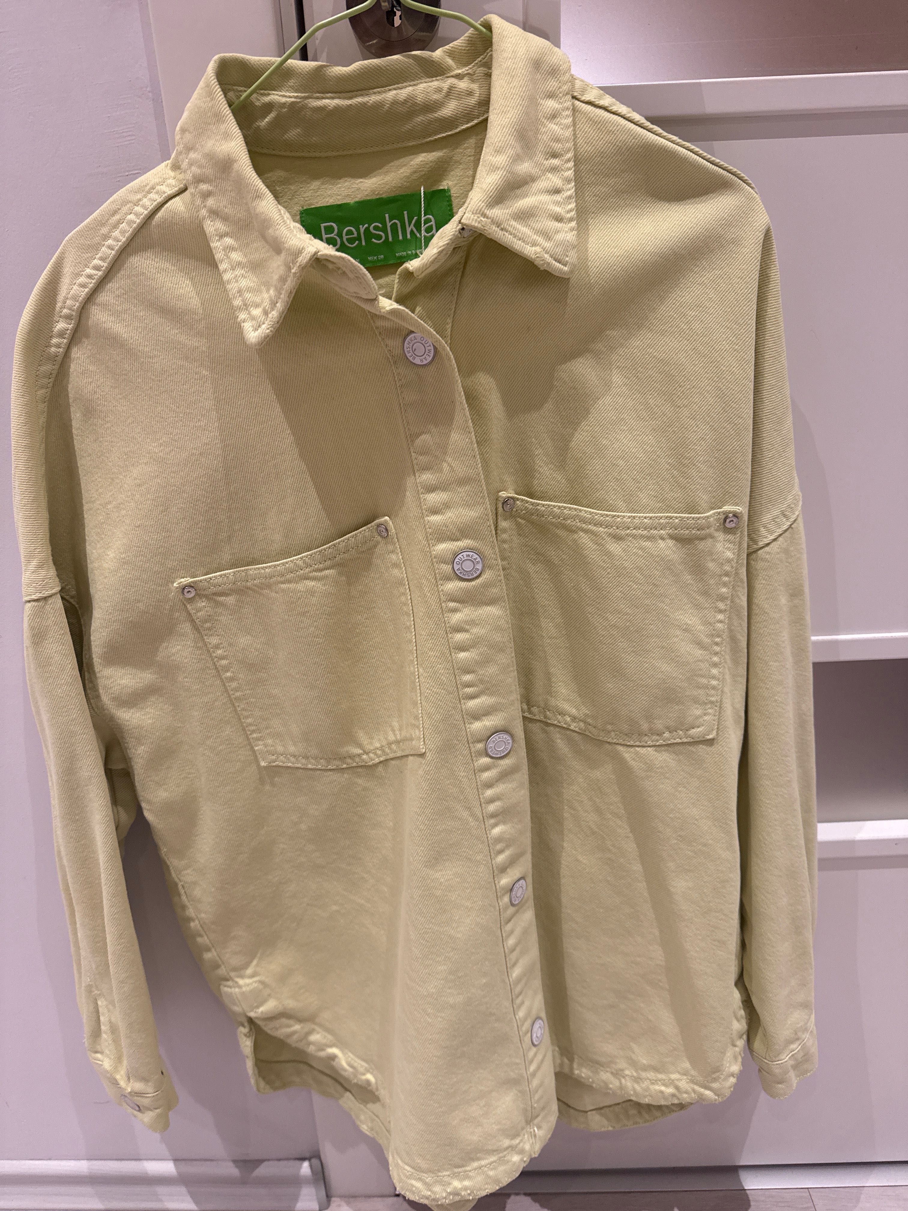 Дамско дънково яке bershka