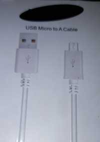 USB Micro to A Cable Shnur Kabel Sim Samsung Зарядка микро шнур USB