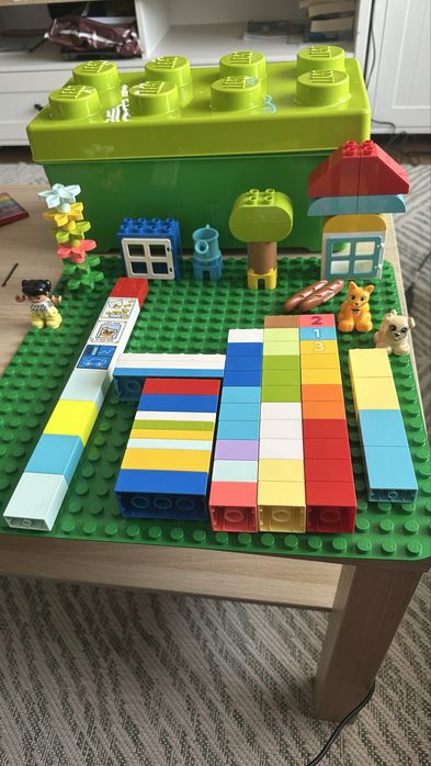 Лего Дупло детски играчки дървени инструменти количка