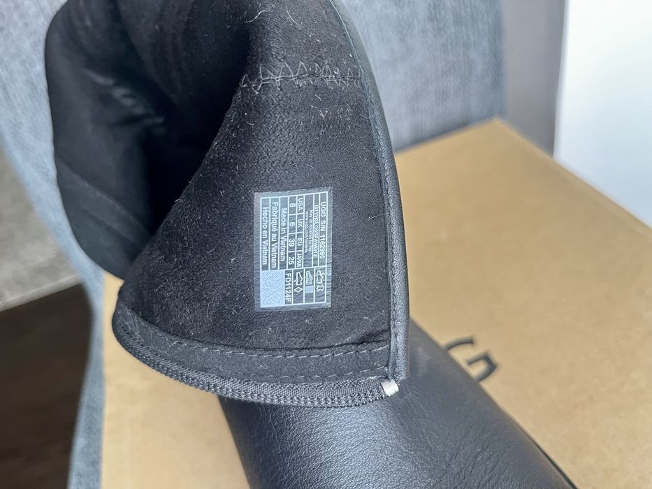 UGG Ghete de piele Cityfunc Mid, Negre