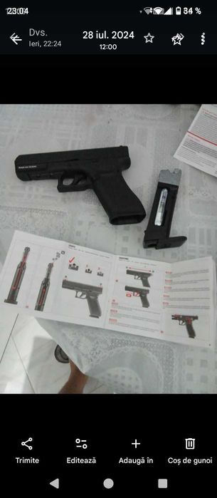 Airsoft nefolosit ,2J Semiautomat